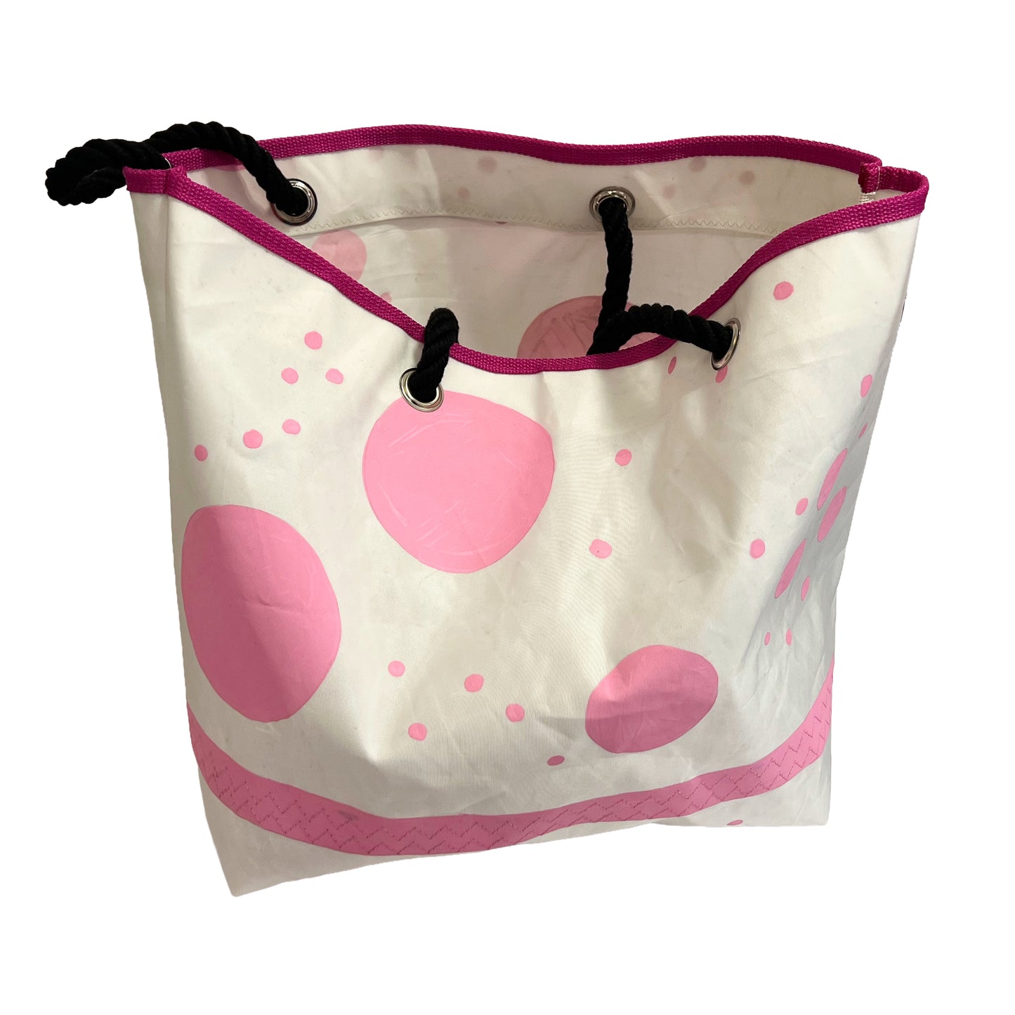 Shopper mit pinken Punkten